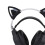 Schwarzes Gaming-Headset mit 14