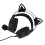 Schwarzes Gaming-Headset mit 6