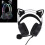 Schwarzes Gaming-Headset mit 11