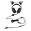 Schwarzes Gaming-Headset mit 1