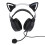 Schwarzes Gaming-Headset mit 19