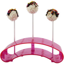 Supporto per cake pop, ampia applicazione, squisito design trasparente, porta lecca-lecca in acrilico, materiale sicuro per alimenti per bastoncini