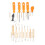 Halloween Pumpkin Carving Kit with 13 Durable Tools, Includes Saws, Knife & Scoop 3