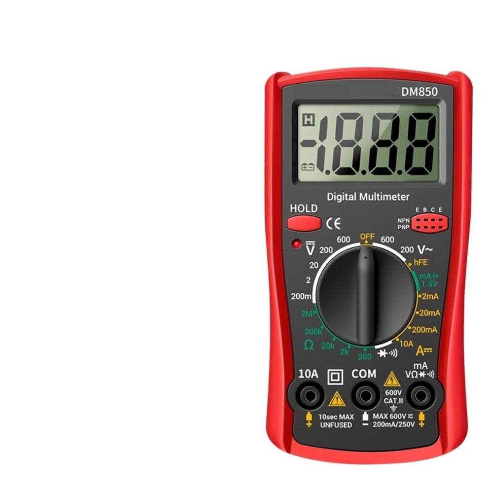 1Pc Dm850 Digital Multimeter Automatic Ac/Dc Votage Tester Current Ohm Ammeter Eletric Professional Detector Tool(Orange) 9339159329108