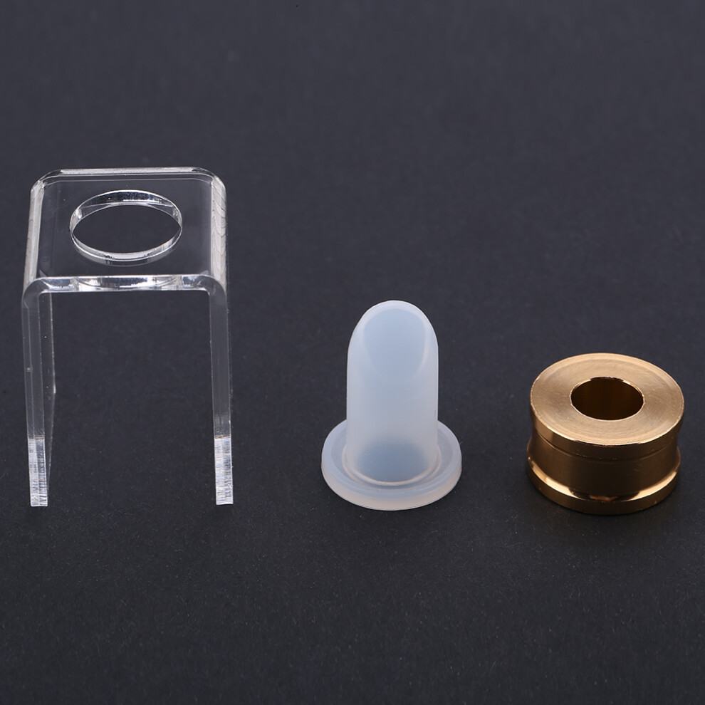 DIY Lipstick Mold Kit 12.1mm Silicone Crafts Tool with 6 Shapes