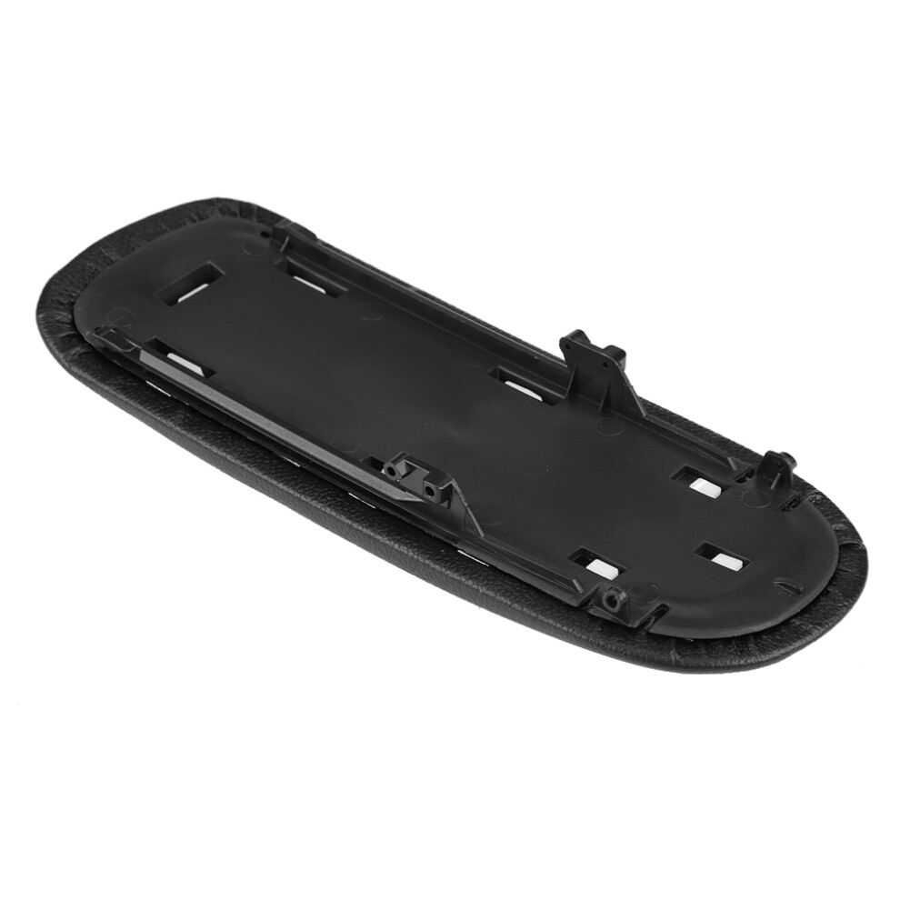 Artificial Leather Center Console Armrest Cover For Mini Cooper 25.5X10cm Black 7891362687359