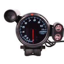 3.5Inch Automotive Tachometer RPM Gauge RPM with 7 Colors Backlight