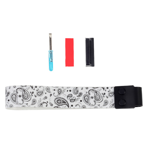 Sangle de clavier ergonomique Wooting-Fleurs de cajou blanches