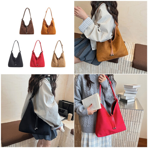 Crossbody Handbag Purses for Women with Adjustable Strap-Black 2