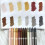Crayons de couleur sans bois à base d'huile, 12 couleurs, pour 7