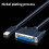 Câble adaptateur d'imprimante à Port parallèle USB vers DB25, 4