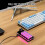 Clavier de jeu mécanique de clavier Macro-Trompette transparente 3
