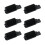 Rouleaux d'encre noirs compatibles IR40T, 6 pièces/ensemble,-BK 1