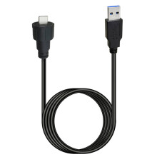 Câble USB C étanche vers USB2.0/USB3.0, charge-1 m USB3 AMC