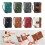 Women's Leather Wristlet Wallet Rfids Blocking Trifold-brown 3