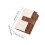 Women's Leather Wristlet Wallet Rfids Blocking Trifold-brown 4