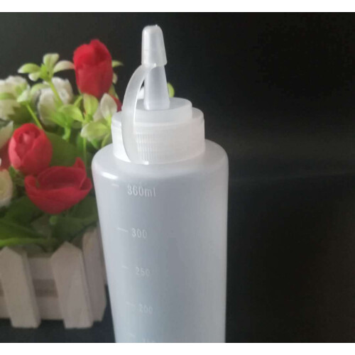 Μπουκάλια Squeeze, Διαφανή 360ml, Καπάκια που δεν διαρρέουν και διατηρούν τη φρεσκάδα, 1