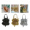 Stylish 3D Flower Evening Bag Petal Design Handbag-Silver 3