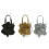 Stylish 3D Flower Evening Bag Petal Design Handbag-Silver 4