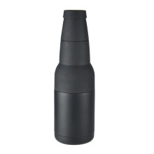 Isolatore per bottiglie di birra a triplo isolamento, mantiene le bevande piacevolmente fredde, dotato di apribottiglie incorporato, perfetto per