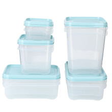 Mantiene los alimentos frescos: diseño transparente, buen sellado, compacto y ligero, adecuado para refrigerador de cocina, contenedores de