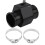 Auto-Wassertemperatursensor Adapter 34mm Aluminium Rohr Messing Anschluss 3