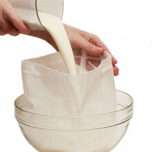 Ultrastarkt fint nylonnät för kallbryggt kaffefilter, livsmedelsklassat BPA-fritt halkfritt handtag med dragsko, mjölkpåse, finmaskigt silfilter,