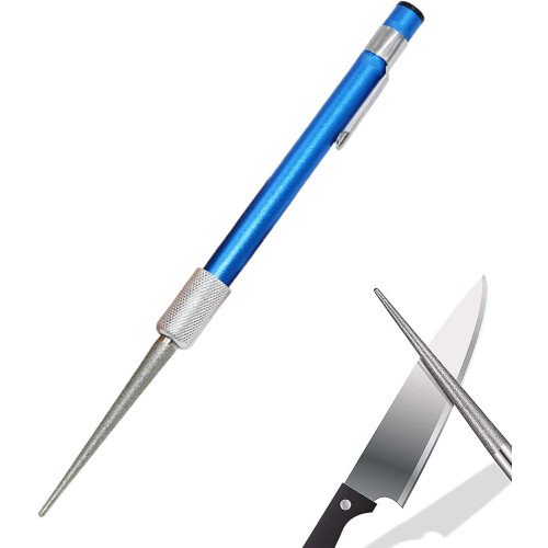 Versatile Blade Saviour, Pen Shape Sharpener With Fine-Grained Diamond Coating For Rapid Sharpening In Various Settings