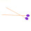 Purple Wool Keyboard Marimba Mallets with Beech Handles for Intermediates 8