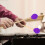 Purple Wool Keyboard Marimba Mallets with Beech Handles for Intermediates 11