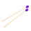 Purple Wool Keyboard Marimba Mallets with Beech Handles for Intermediates 3