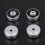 Fußverstärker 20mm, 4 Stück Aluminium - Stoßdämpfung 13