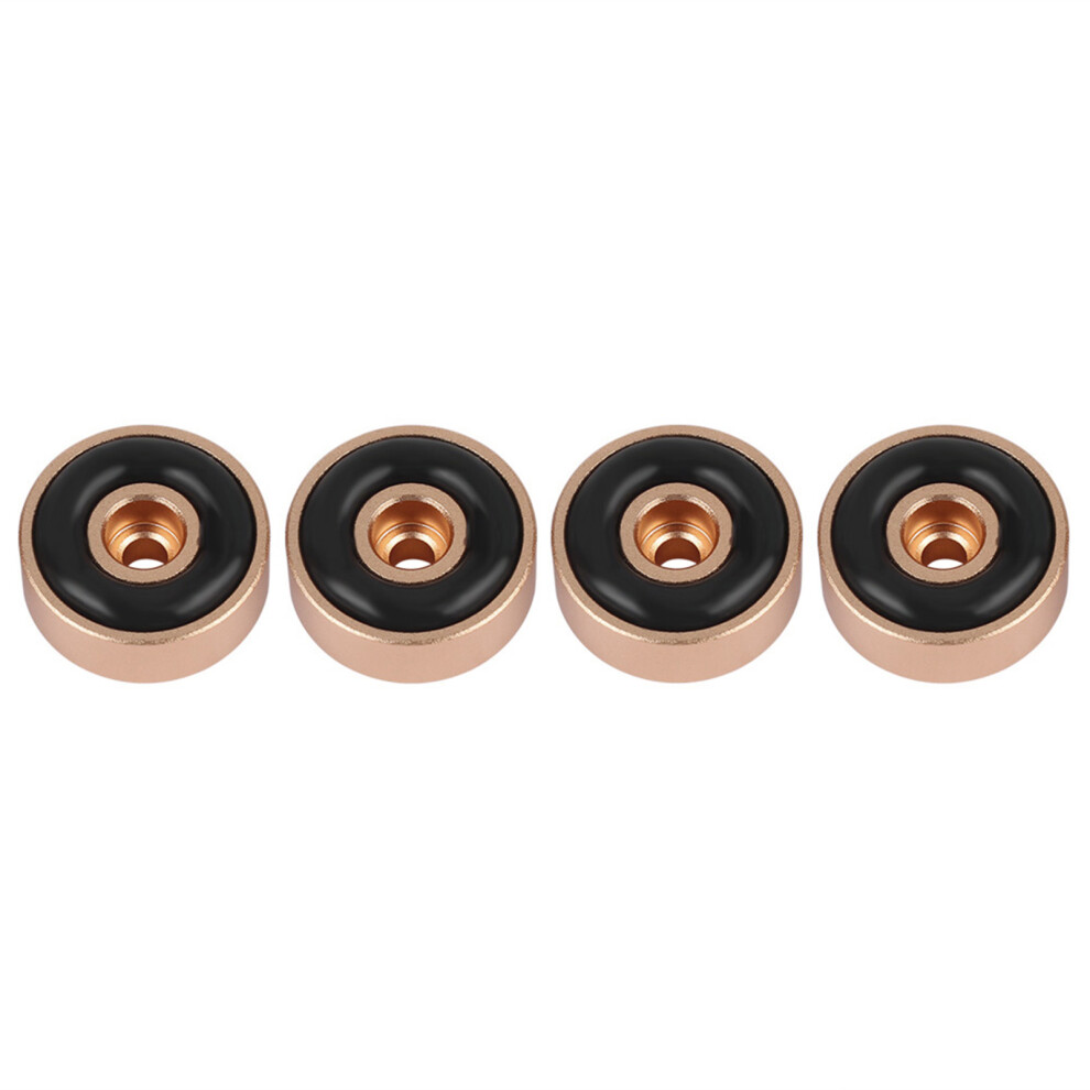 4Pcs 20*8Mm Aluminum Alloy Amplifier Feet Shock Absorbers Finish Gold 9411362691552