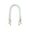 47cm Snap Fastener Handle Grip for Handbags Soft PU-White 1