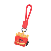 Cartoon Fries Milk Teas Bag Charm For Couples Practical-fries