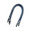 47cm Snap Fastener Handle Grip for Handbags Soft PU-Blue 1