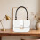 47cm Snap Fastener Handle Grip for Handbags Soft PU-White 5