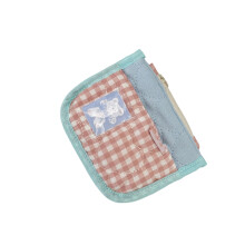 Stylish Girls Wallet With Zippers Closure Secure Pocket- pink