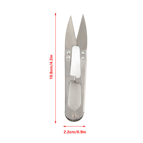 12 Stück rostfreies Stahlstickgarnscherenset, 10,8 cm 2