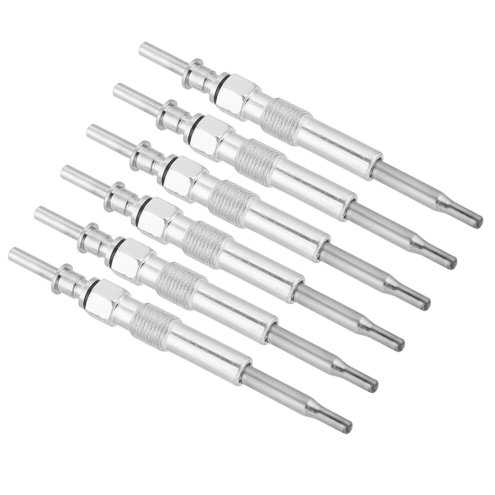 6Pcs Metal Diesel Glow Plugs For Bmw 3 5 6 7 Series E46 E90 E92 E93 E60 E61 E63 E64 E65 E66 E67 E83 E70 E71 E72 9311362693221
