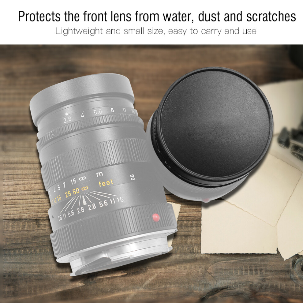 Premium 36Mm Metal Front Lens Cap For Leica Cameras Accessories Finish Black 6921362693584