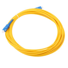 10 m SC zu SC Single Mode Duplex Fiber Patchkabel, geringen Verlust & stabil