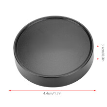 39mm Metallischer Frontobjektivdeckel für Kamera Schützt Leica E39 M Objektive Schwarz