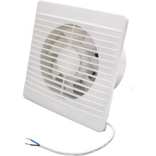 Ventilateur d'extraction en plastique ABS résistant à la corrosion, fonctionnement silencieux grâce à son moteur à roulement à billes et son