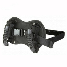 Adjustable anti-skid seat belt, motorcycle, bicycle, rear seat with grip handle Black