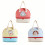 Insulated Lunch Box with 2 Main Compartments Lovely-Red grid 2