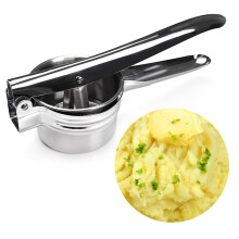 Indispensable en cuisine, presse-purée en acier inoxydable avec revêtement antiadhésif, grande capacité pour une préparation efficace des