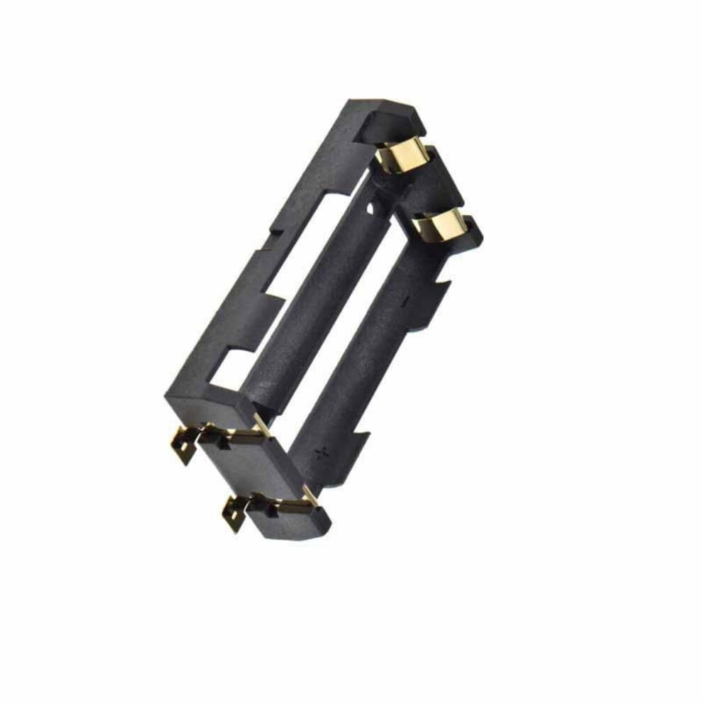 Single Two Slot Smts 18650 Battery Holder With Plateds Phosphor Pin For Pcb Integration And Space Saving Smts Battery Container Bronze 9323874064543