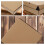 Events Pizza Boxes Light Brown 10pcs 6