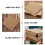 Events Pizza Boxes Light Brown 10pcs 7